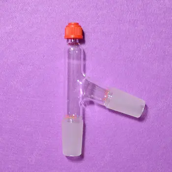 

3-way Distillation Adapter with Thread,24/40,Thermometer Adapter,lab Glassware