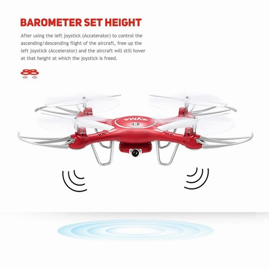 

SYMA X5UW 2.4G 6-Axis FPV RC Quadcopter Drone with WIFI Camera free shipping
