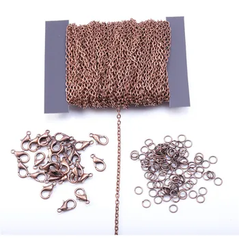 

Diy Accessories Open Jump Ring Lobster Buckle Flat Pressure Cross Chain For Necklaces Bracelet Handmark Diy Jewelry Marking