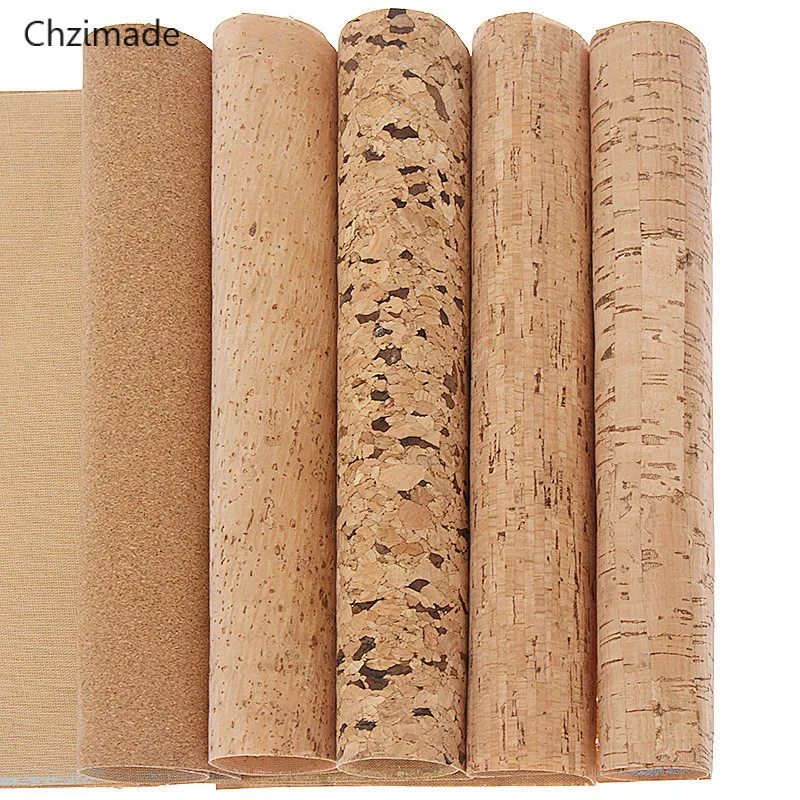 

Chzimade 5Pcs/lot A4 21x29cm Vintage Soft Cork Fabric Handmade Diy Sewing Fabric For Garment Handbags Diy Supplies
