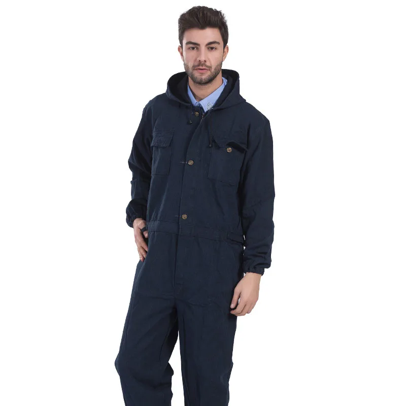 Men Work Clothing Long Sleeve Large Size Denim Overalls High Quality
