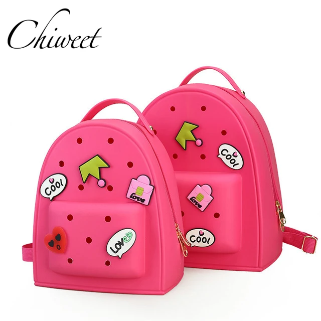 Women Jelly Graffiti Backpacks Designer S Pink Bag Travel Bags Women Jelly Graffiti Backpacks Designer S Pink Bag Travel Bags Children Kid Bookbag Small Candy Color