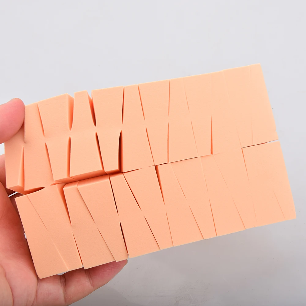 24Pcs Triangle Nail Art Transfer Sponge Gradient Stamping Painting DIY Soft Ombre Colour Varnish Polish Manicure Nail Art Tools (32)