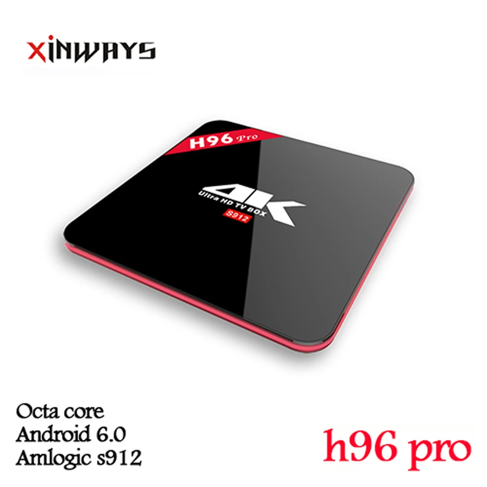 

h96 pro Amlogic S912 Android TV Box Octa core ARM Cortex-A53 2/3G 16/32G Android 6.0 TV Box WiFi BT4.0 2.4G/5.8G H.265 4K Play