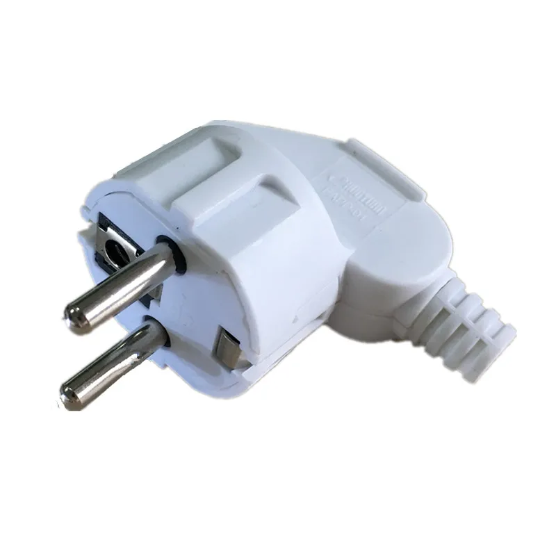 

10pcs 16A German Korea French detachable Dismantling connection wiring EU plug socket Rewirable assembly European EU plug
