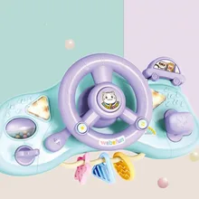 Креативный Музыкальный Электрический симулятор света музыка Вождение руля детские развивающие игрушки для детских игр лучшие подарки