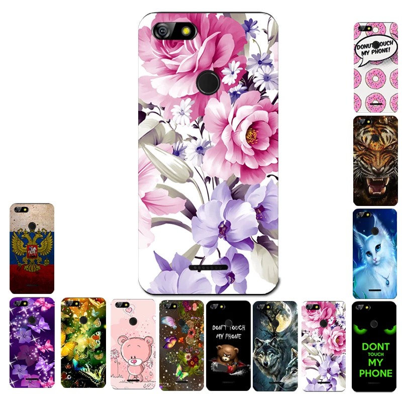

For BQ 5500L ADVANCE Pretty Beautiful Flower TPU Print Case Cover Shell Housing for BQ-5500L ADVANCE SPARTAK EDITION Back Cover