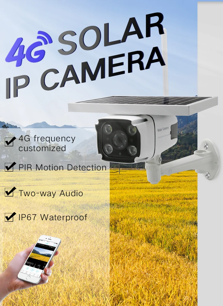  SmartYIBA 1080P 2.0M Wireless Solar Battery Power Waterproof Outdoor Surveillance Security CCTV IP  - 33023151476