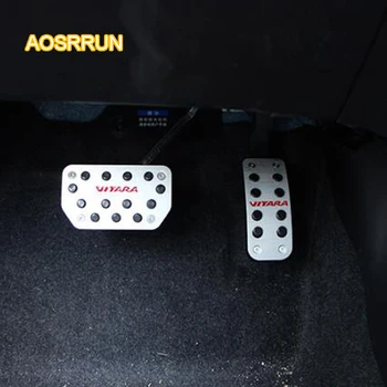 

AOSRRUN Stainless steel accelerator pedals brake pedal Cover Car accessories For Suzuki vitara 2016 2017