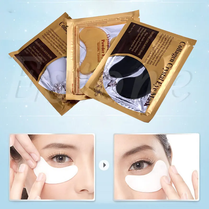 5pcs/pack New Collagen Crystal Moisture Gel Eye Mask Eyelid Patch Anti