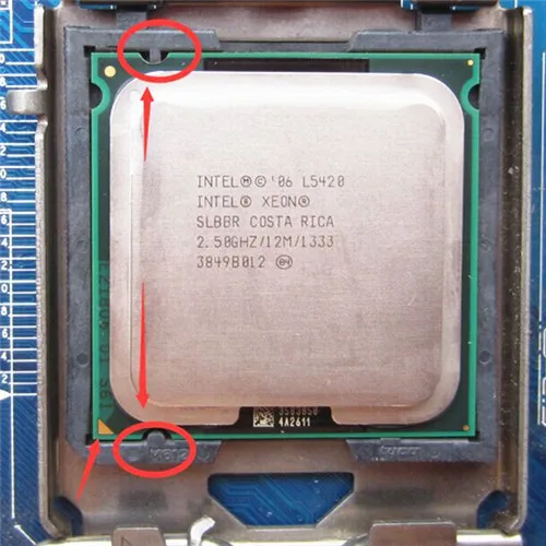 Процессор XEON l5420 2,5 ГГц/кэш L2 12 МБ/четырехъядерный/FSB 1333 МГц/серверный Процессор работает на некоторых материнских платах с 775 разъемами