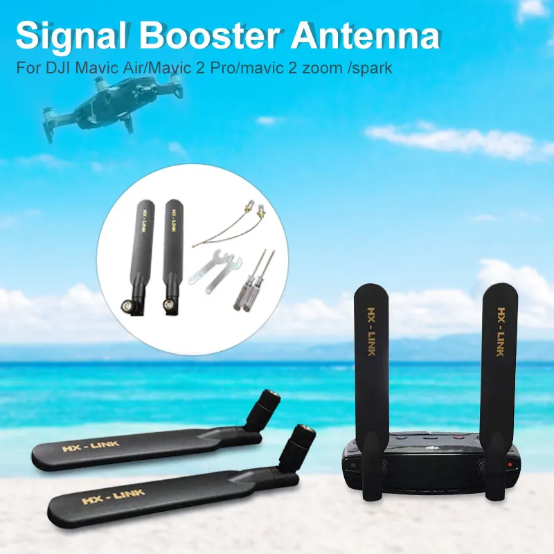 Cheap Chance for  Mavic Air/Mavic 2 Pro/mavic 2 zoom /spark Signal Booster Antenna Booster Range Extender for DJI Spa