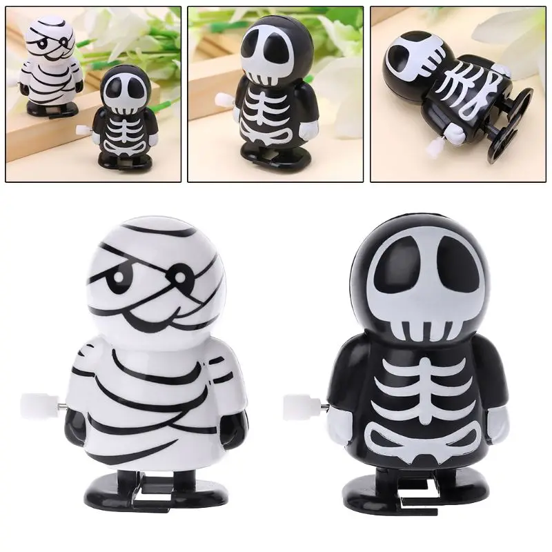 

Halloween Clockwork Jumping Ghost Mechanical Educational Toy Prank Game Supplies