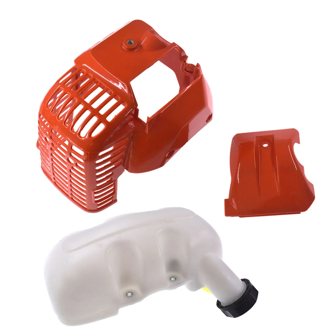 

Gas Fuel Tank w Tube Hose Cap Engine Cover For ZENOAH G35L G45L HUSQVARNA 143RII