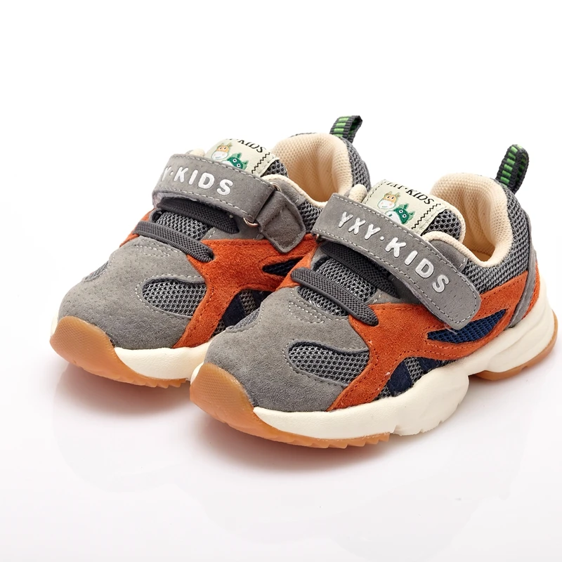 

YXY spring autumn kids boy girls function casual shoes Genuine Leather running children girls boys Breathable TPR shoes