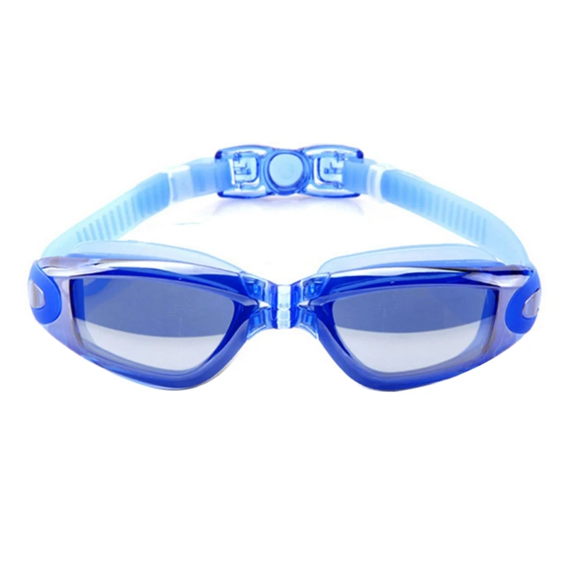 Женщины Мужчины очки для плавания гальванические линзы с покрытием анти-УФ водостойкие анти-противотуманные очки Взрослые Googles