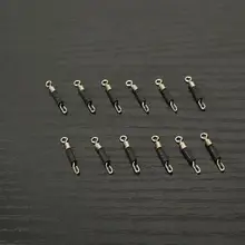 1000 шт. углерода Сталь поворотный Рыбалка Булавки кольцо Рыбалка разъем линии Фиксаторы океан лодка Рыбалка крючки линия Скорость клип Lure-4620103