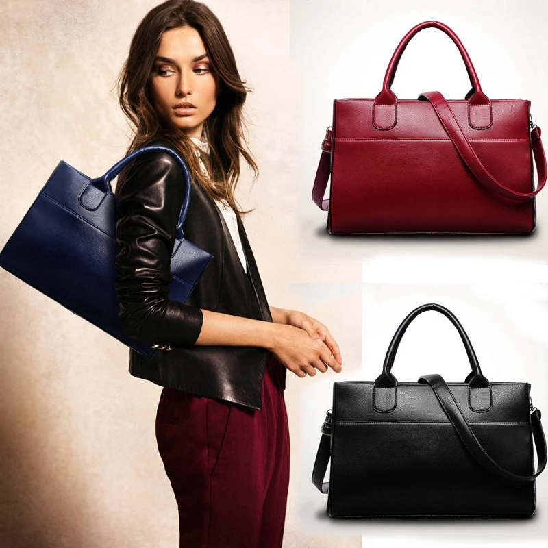 

New Brand 2016 Luxury Women Leather Handbag Shoulder Bag Large Casual Tote Satchel Fashion Design Handbags High Quality
