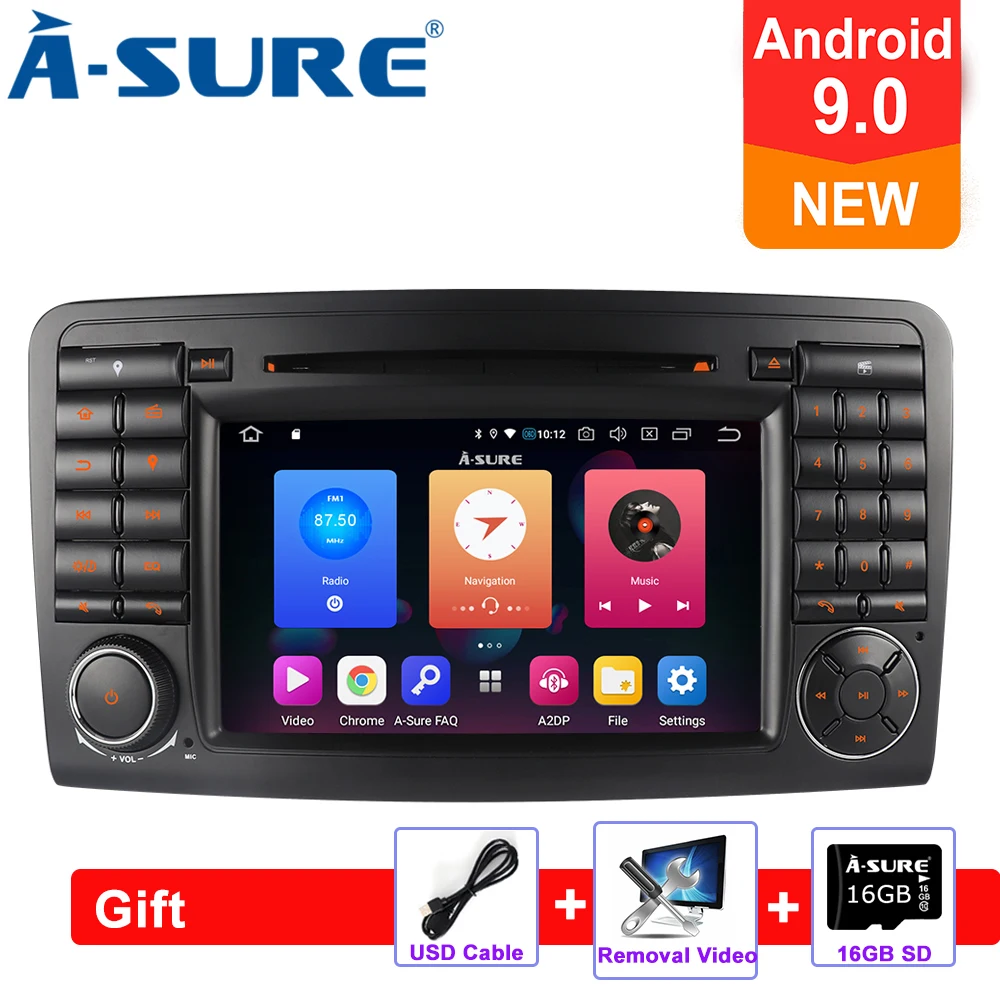 Clearance A-Sure 7 Inch 2 Din Android 9.0 Radio Gps DVD Player Navigation For Mercedes-Benz GL-Class X164 2005-2012 32G ROM Car Auto Radio 2 Clearance A-Sure 7 Inch 2 Din Android 9.0 Radio Gps DVD Player Navigation For Mercedes-Benz GL-Class X164 2005-2012 32G ROM Car Auto Radio 2