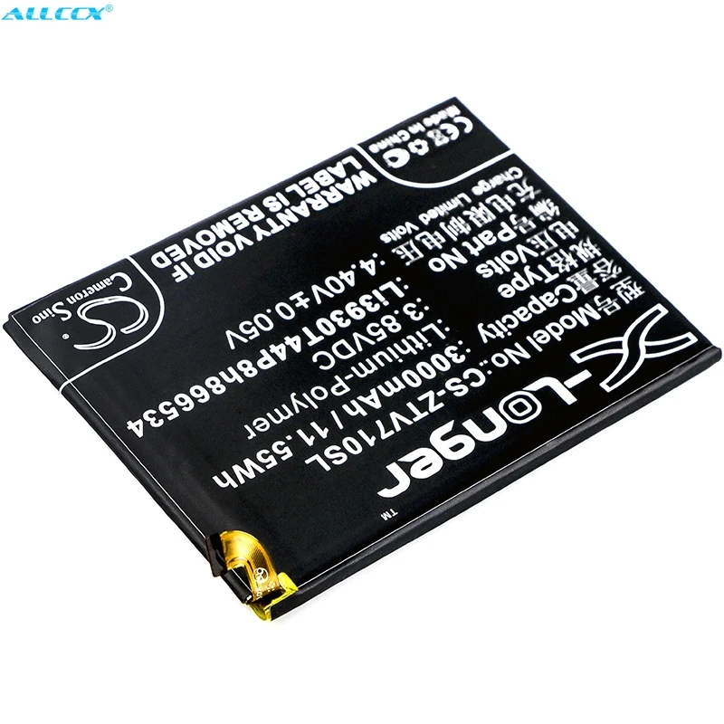 Аккумулятор Cameron Sino 3000 мАч Li3930T44P8h866534 для ZTE Blade V7 Max с двумя SIM картами|Аккумуляторы