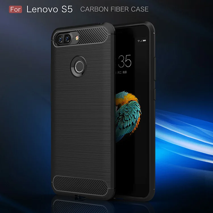 Противоударный силиконовый чехол из углеродного волокна для Lenovo S5 K520 K8 NOTE