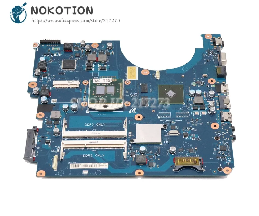 NOKOTION для samsung NP-R580 R580 Материнская плата ноутбука HM55 DDR3 GT310M графика Процессор BREMEN-M BA92-06132A BA92-06132B