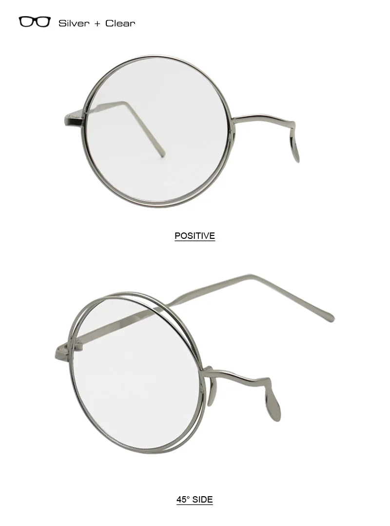 SHAUNA, анти-синие, забавные, в стиле панк, полуодиночные очки для глаз, женские, двойные, круглые очки, мужские, вечерние, декоративные, с цепочкой