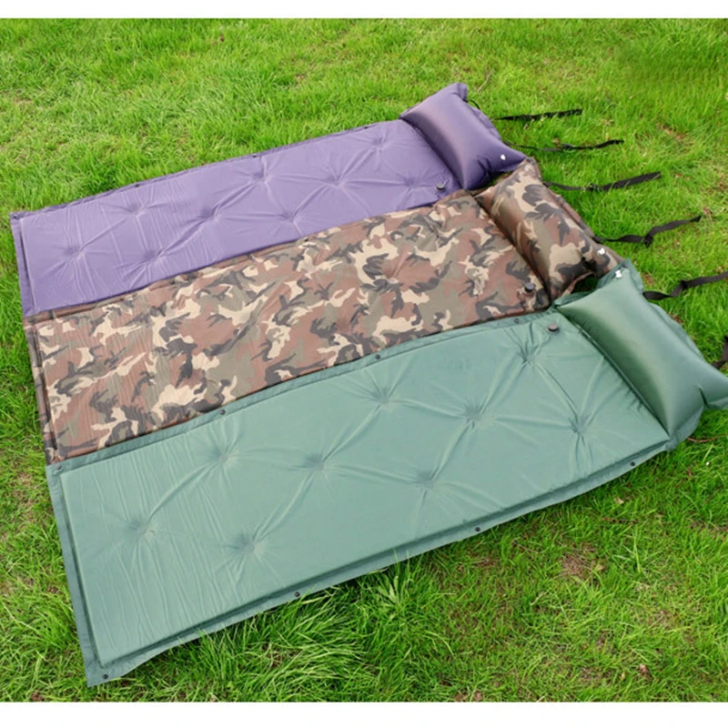 

Inflatable Sleeping Mattress Camping Tent Single Mat Self-inflating Tourist Mat Sleeping Pad