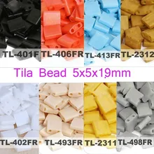 Taidian miyuki tila seedbeads para diy jóias pulseiras fazendo feito no japão 2 furos 5*5*1.9mm 3/5 gramas/lote
