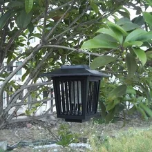 Солнечный сад светодиодный открытый газон ходом москиты насекомые-вредители ошибки лампочка на солнечной батарейке удобно и практичный убийца светодиодный