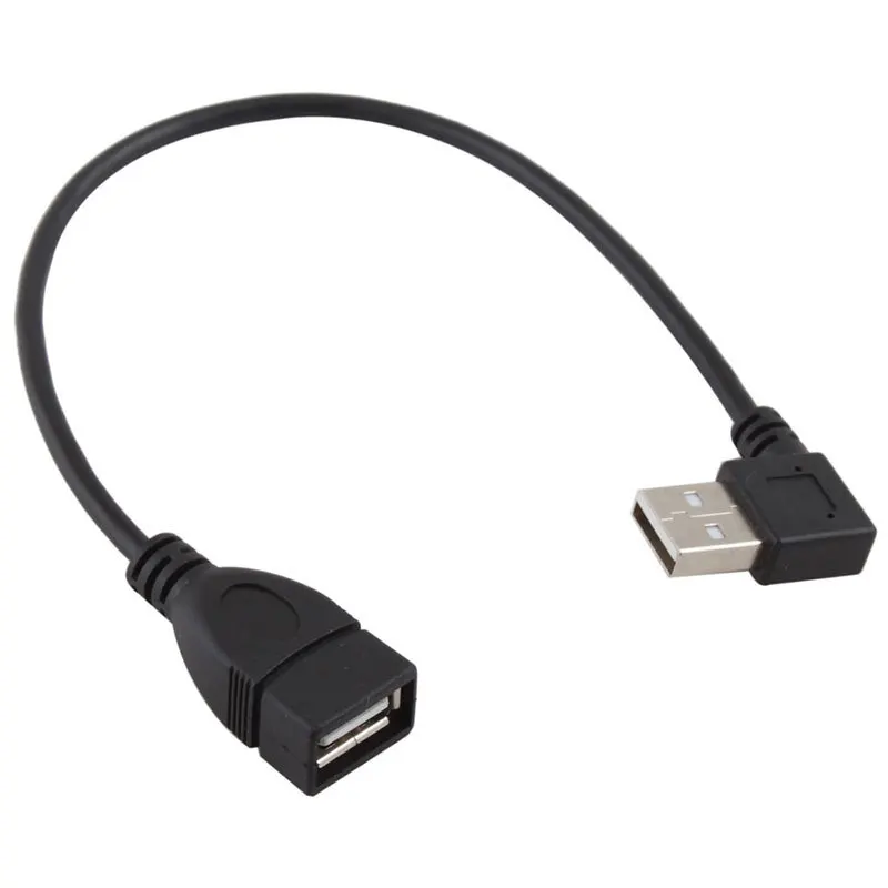 

USB 2.0 Female to USB Corners Male Angle Adapter Extension Cable Connecter Cord #23672