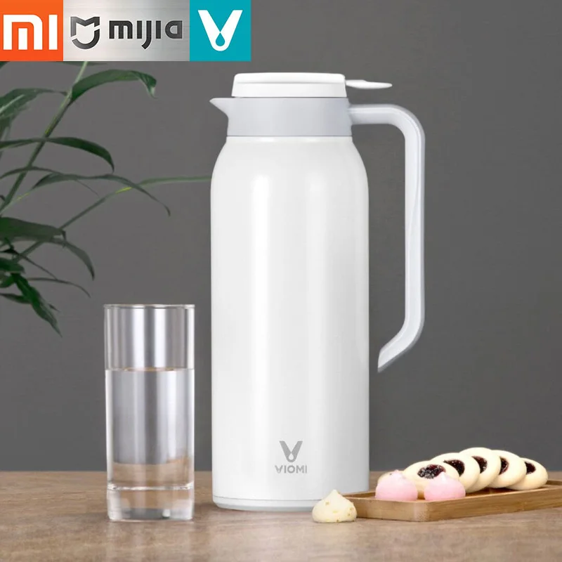 Viomi термос Xiaomi Mijia 1500 мл Термос Теплоизоляция чашка Нержавеющая сталь вакуумные бутылки для воды термочайник