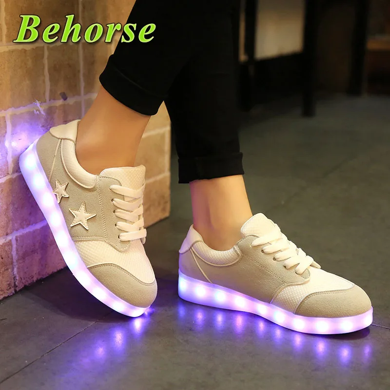

Fashionable & Hot 7 Colors Luminous Shoes unisex Led glow Men & Women USB Rechargeable Light Led Shoes for Adults Led Shoes
