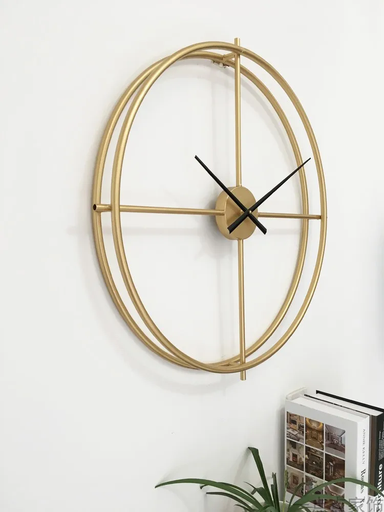 94 см скандинавские Креативные 3D часы, настенные часы современного дизайна гостиной кабинет тихий кварцевый часы большие круглые часы на стене