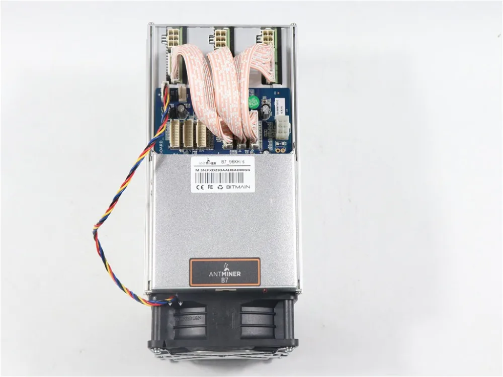 Новый Antminer B7 96KH/s 528 W BTM шахтер с 750 PSU Asic Tensority Шахтер шахты BTM лучше чем Antminer S9 S11 S15 A9 Z9 M10 T15