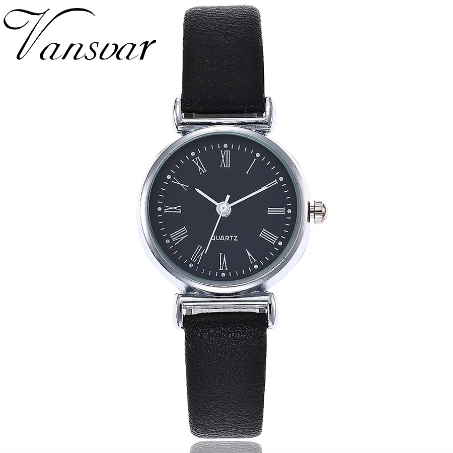 

Fashion Exquisite Small Simple Women Dress Watch Leather Female Clock Women's Mini Design Wristwatch Clock Relogio Feminino