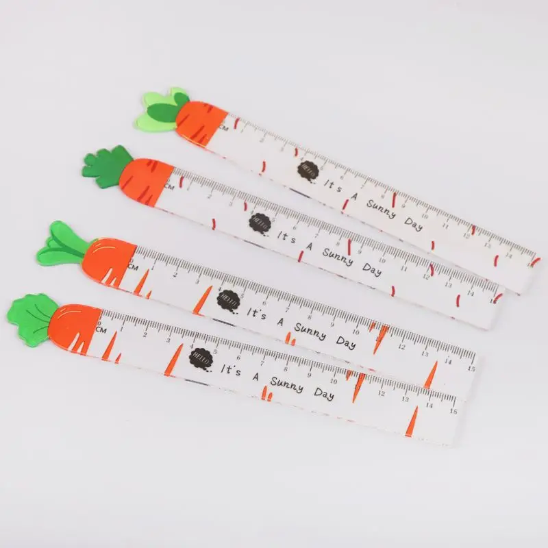 

15cm Novelty Cactus Acrylic Straight Ruler Measuring Tool Stationery Student New Style Random