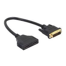 1080 P HDMI Женский к DVI-D 24+ 1 Мужской HDMI DVI адаптер кабель двунаправленный DVI к HDMI конвертер для Raspberry Pi tv Box