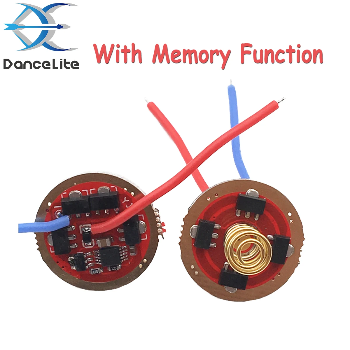 1PC 20mm LED Flashlight Driver Circuit Board with Anti reverse 5 MODE