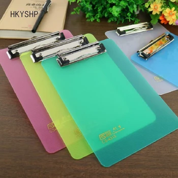 

HKYSHP Creative Cute Writing board clip Butterfly Writing Board Clip A5 Plastic Board clip School Office Supplies