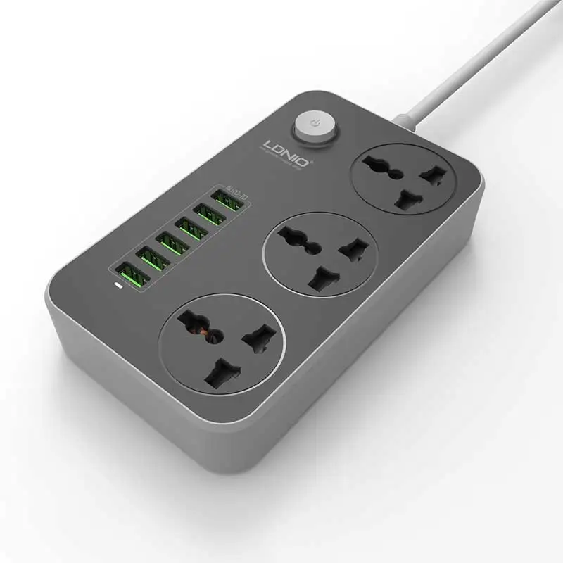LDNIO USB Power Strip Desktop With 6 Charging Port EU US UK Electrical