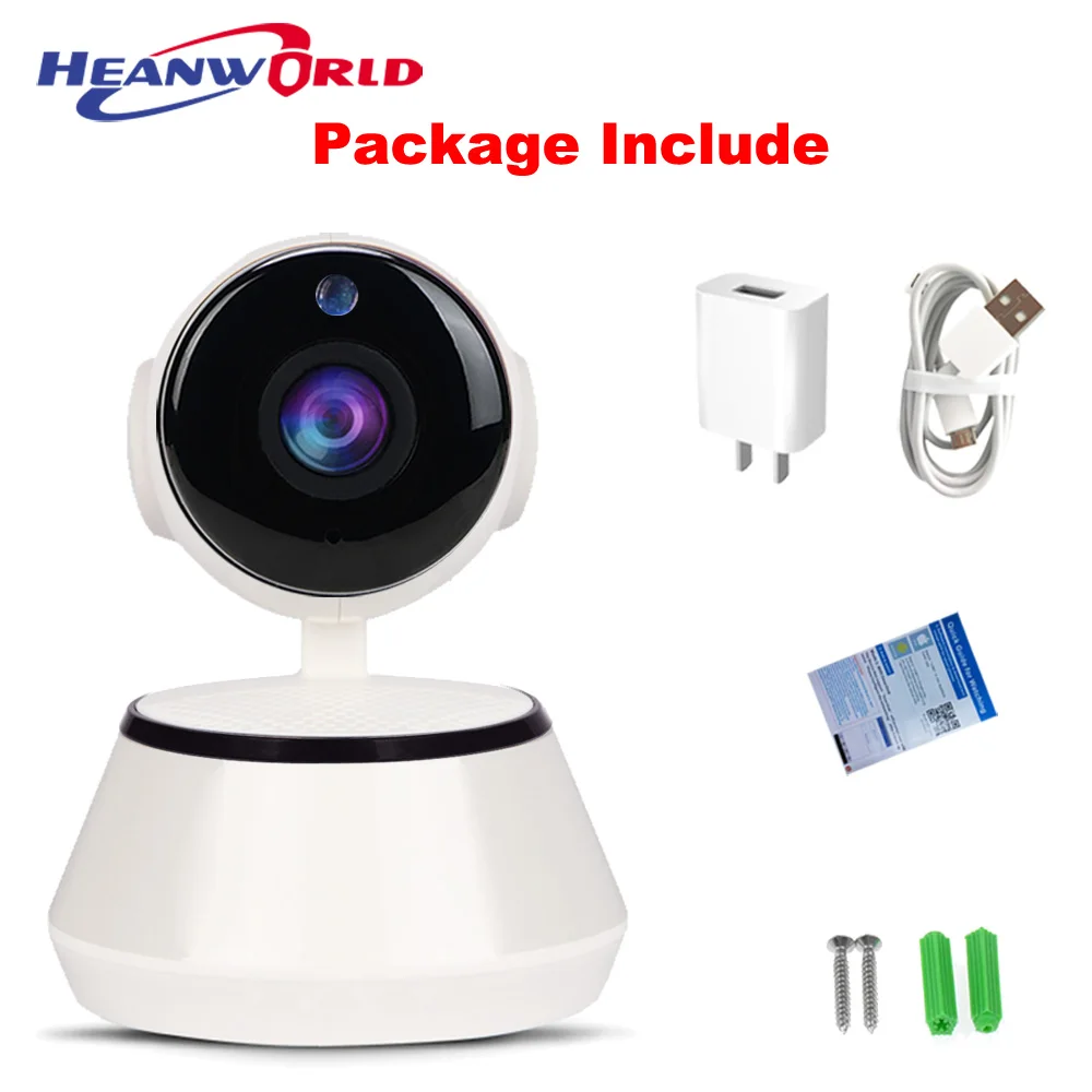 IP камера Heanworld 720P HD Беспроводная с функцией ночной съемки|wifi baby monitor|plug and playhd ip |
