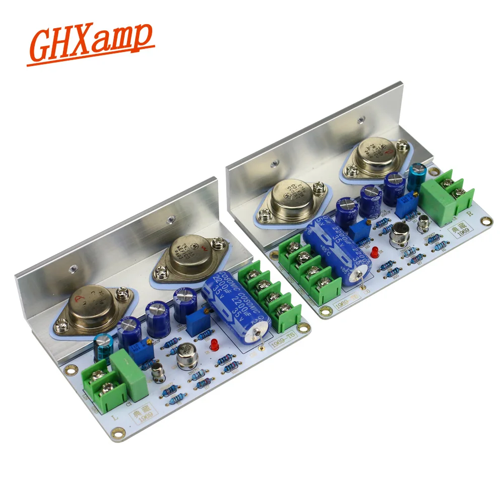 Online GHXAMP amplificador Hifi JLH 1969 Audio Clase A placa de amplificador de potencia estéreo de alta calidad para altavoces de 3 8 pulgadas de rango completo 2 uds