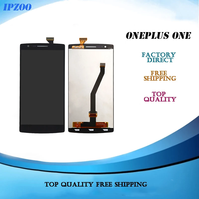 

For Oneplus One Screen A0001 LCD Display For One Plus 1 Display Digitizer Assembly Black Replacements Parts oneplus one a0001