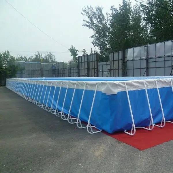 Бассейн для аквапарка со стальным металлическим каркасом 10x10x1 3 м|Оборудование