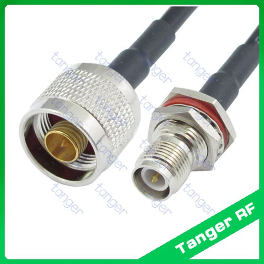 

Hot Selling Tanger RP-TNC female connector to N male plug straight RF RG58 Pigtail Jumper Coaxial Cable 3feet 100cm High Quality