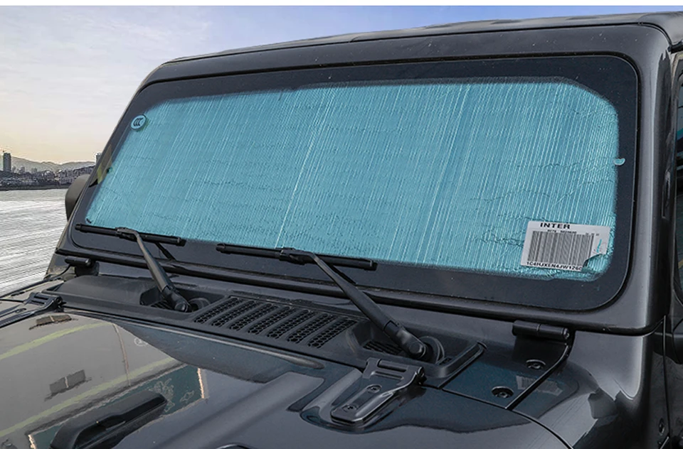 SHINEKA Защита от солнца на лобовое стекло для Jeep Wrangler JL JLU аксессуары солнцезащитный козырек боковой тепловой щит солнцезащитный козырек коврик 2 4 двери