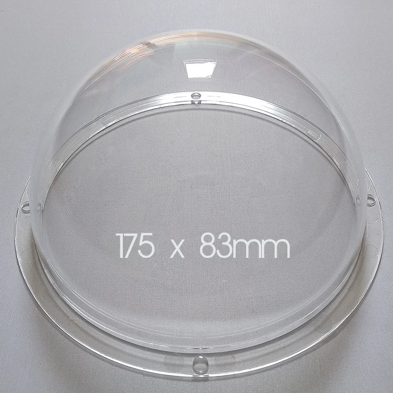 6.2 inch Outer Clear Color Acrylic Dome Camera Lens Housing Transparent Cover Replacement