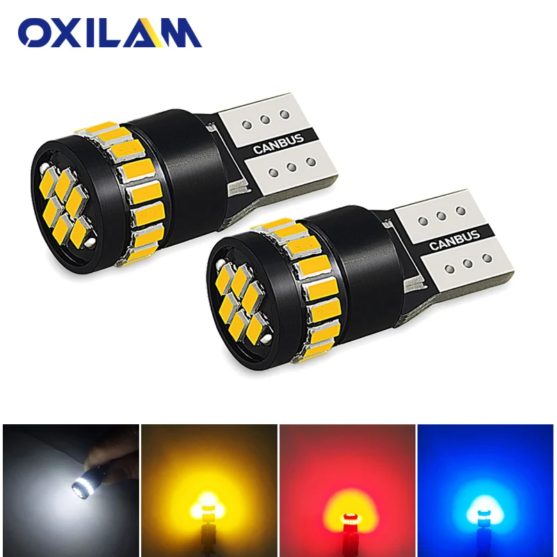 Светодиодная лампочка OXILAM 2x T10 W5W Canbus парковочный светильник для Volvo V50 S60 S40 S80 V70 XC70