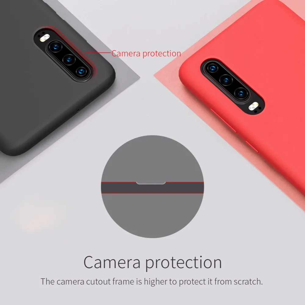 P30 чехол для huawei P30 чехол Nillkin Flex чистый роскошный жидкий силиконовый мягкий сенсорный чехол для huawei P30 Nilkin чехол для телефона